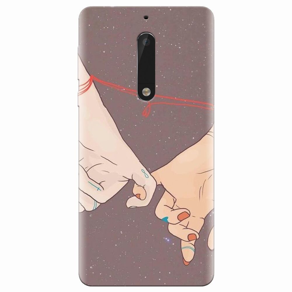 Husa silicon pentru Nokia 5, Infinit Love