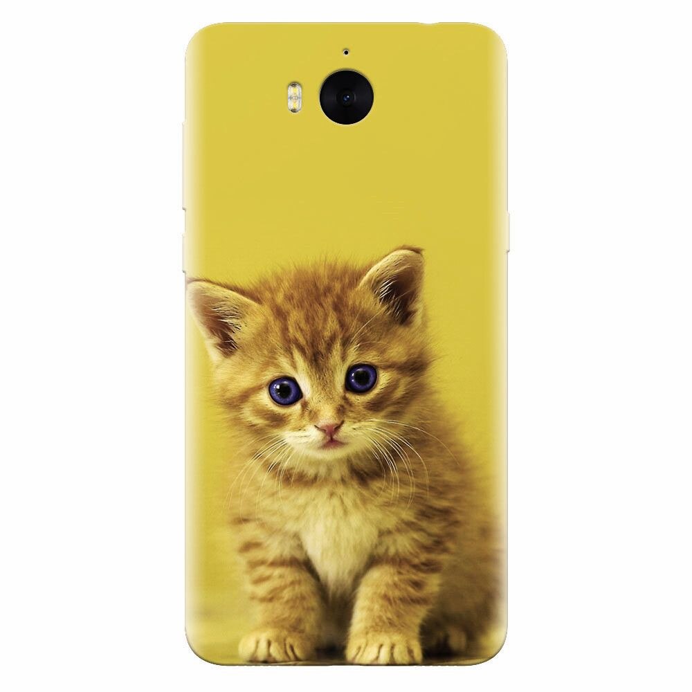 Husa silicon pentru Huawei Y5 2017, Baby Kitten