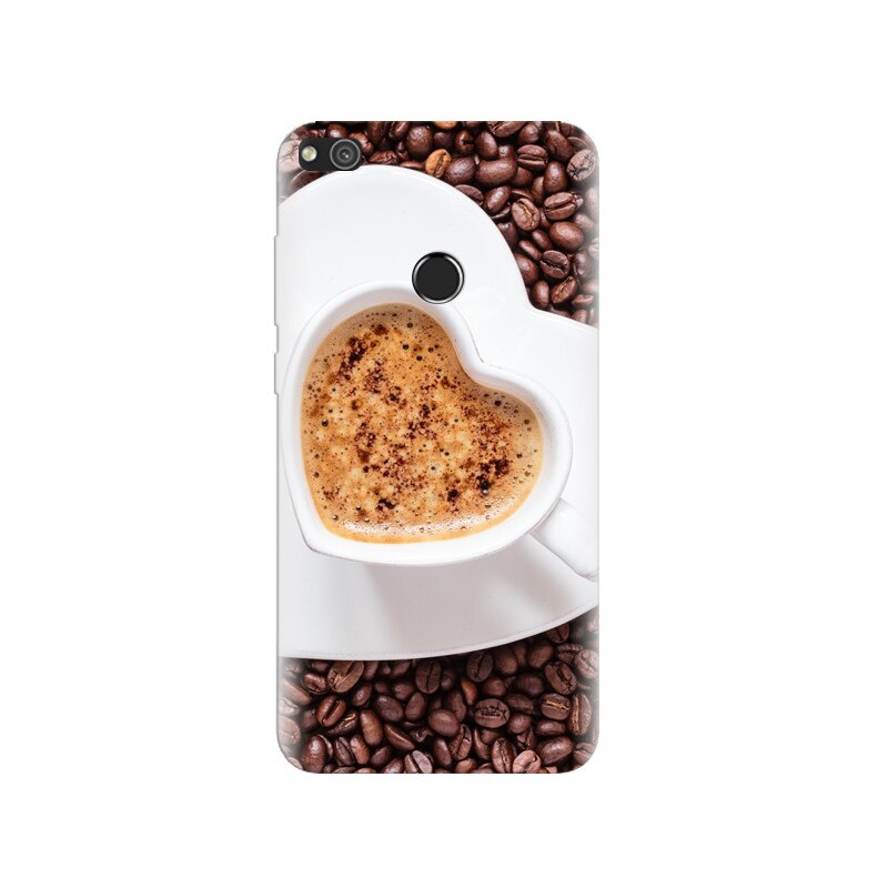 Husa Huawei P8 Lite 2017 Grain Coffee Drink Heart