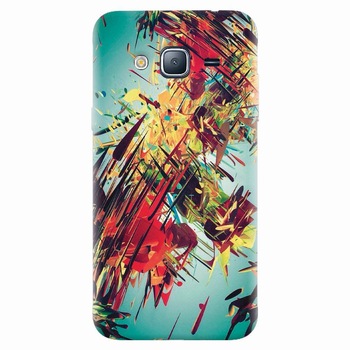 Husa silicon pentru Samsung Galaxy J5 2015, Complex Abstract Colorful 3D Drawing Husa silicon pentru Samsung Galaxy J5 2015, Complex Abstract Colorful 3D Drawing