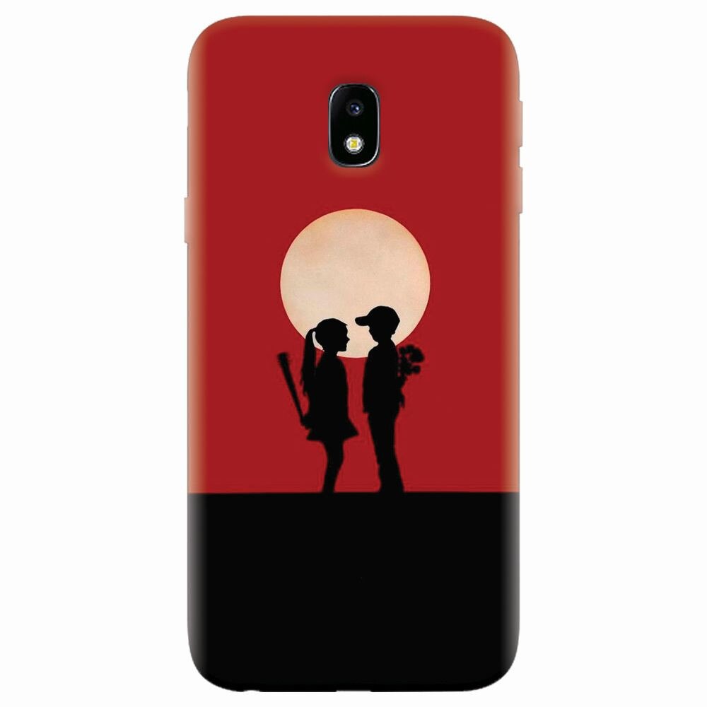 Husa silicon pentru Samsung Galaxy J7 2017, Boy Girl Love Story