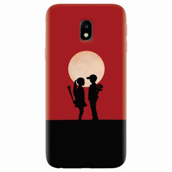 Husa silicon pentru Samsung Galaxy J7 2017, Boy Girl Love Story Husa silicon pentru Samsung Galaxy J7 2017, Boy Girl Love Story