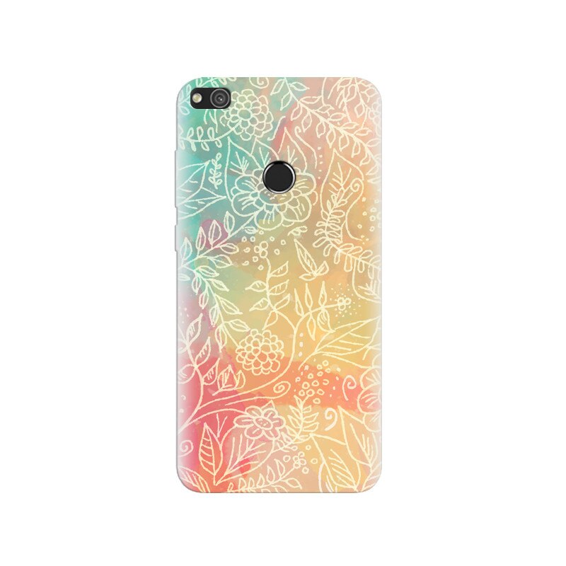 Husa Huawei P8 Lite 2017 Hand Drawn Flowers