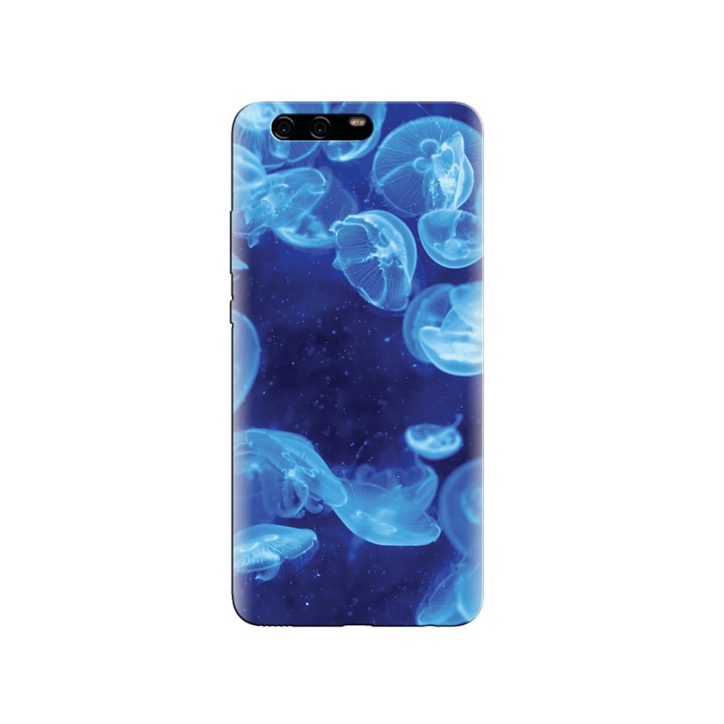 Husa Huawei P10 PLUS Blue Jellyfish Bioluminescence