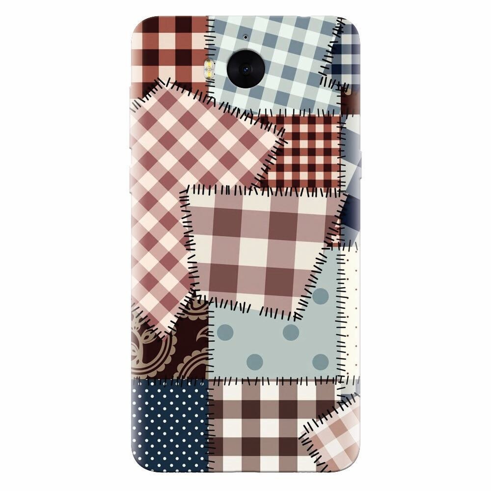 Husa silicon pentru Huawei Y5 2017, Patchwork Vector