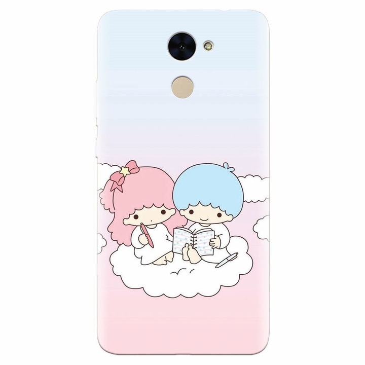 Силиконов кейс за Huawei Enjoy 7 Plus, Little Twins On Cloud