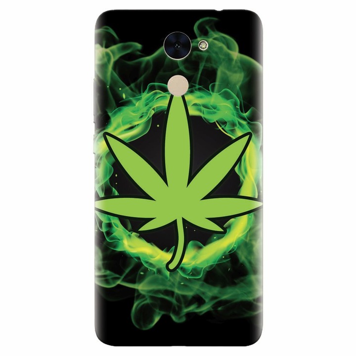 Силиконов кейс за Huawei Enjoy 7 Plus, GreenFlames