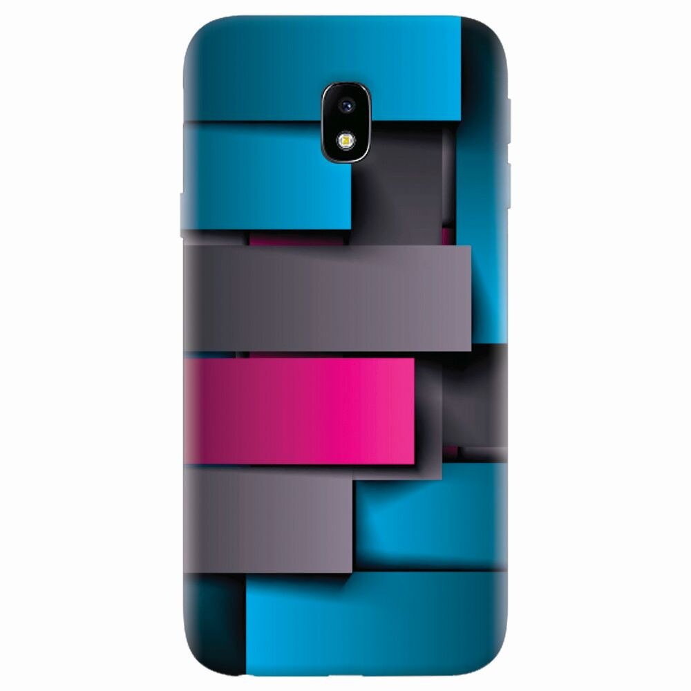 Husa silicon pentru Samsung Galaxy J7 Pro 2017, Cool Abstract