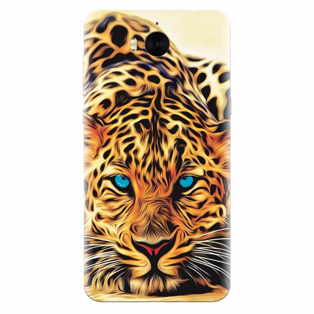Husa silicon pentru Huawei Y6 2017, Animal Tiger