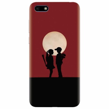 Husa silicon pentru Huawei Y5 Prime 2018, Boy Girl Love Story Husa silicon pentru Huawei Y5 Prime 2018, Boy Girl Love Story