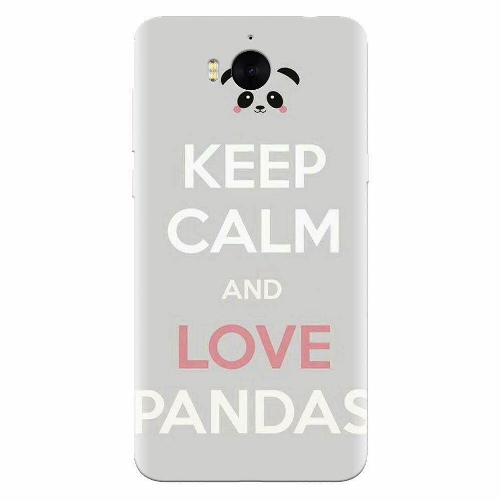 Husa silicon pentru Huawei Y6 2017, Panda Phone