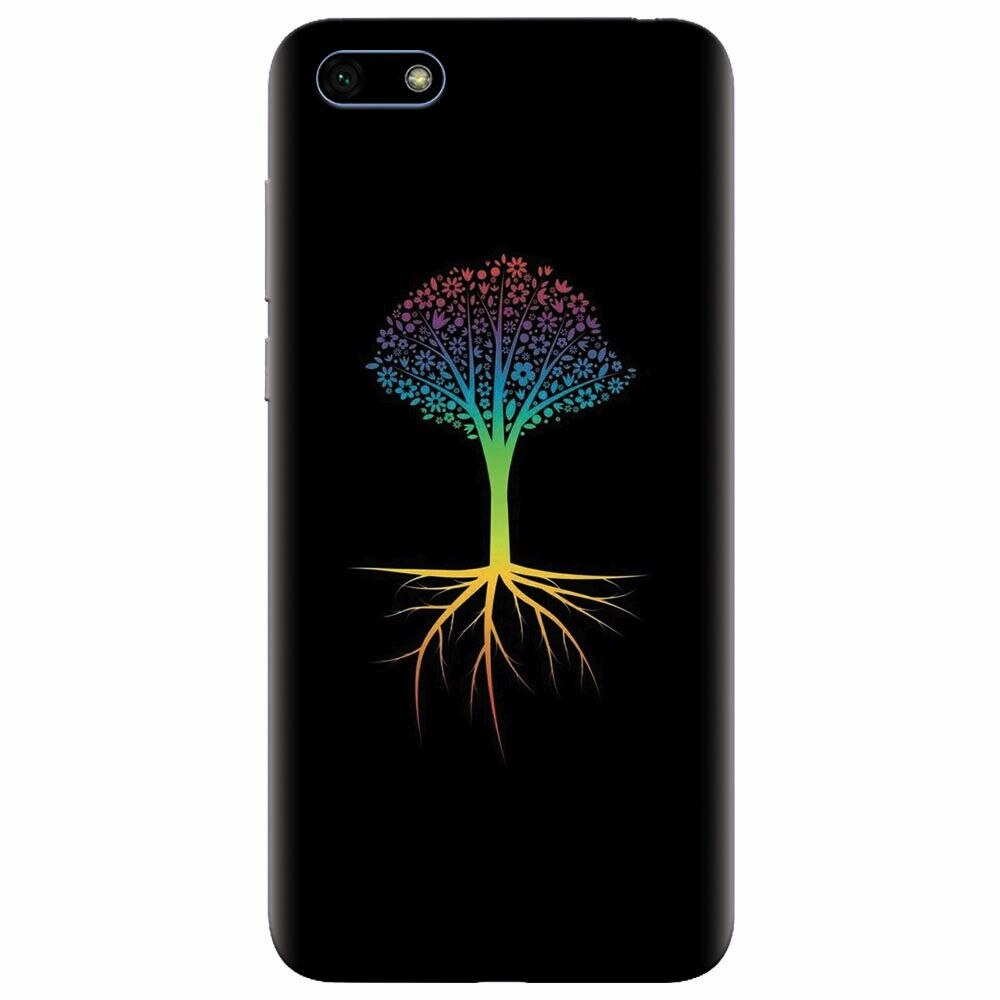 Husa silicon pentru Huawei Y5 Prime 2018, Tree 001