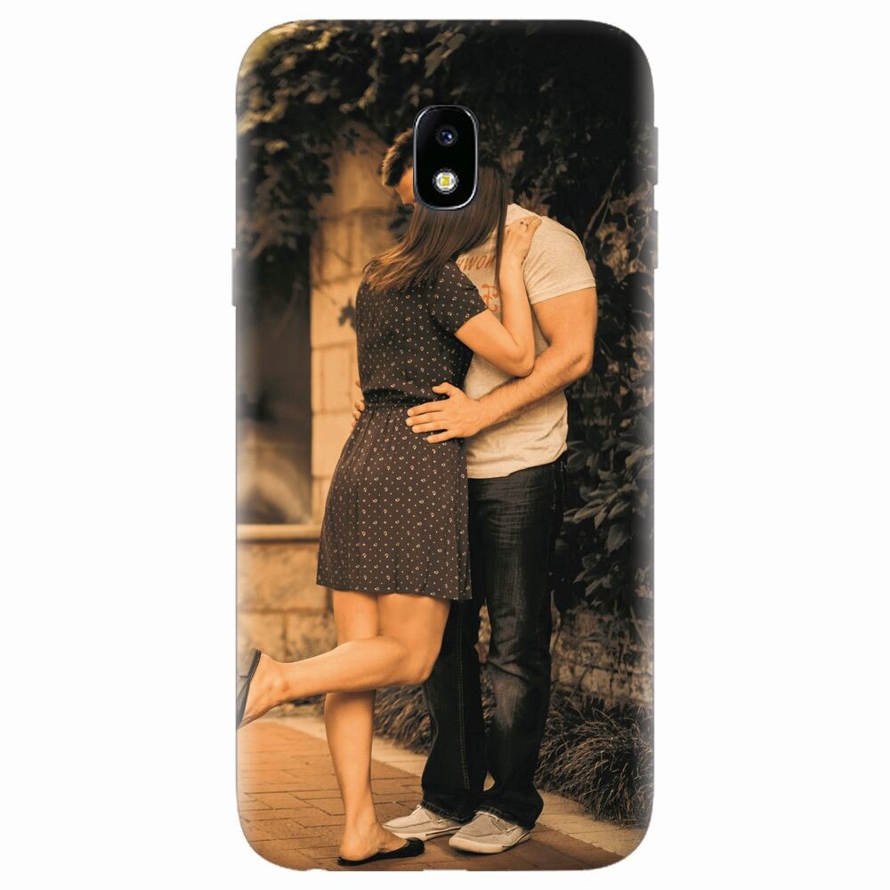 Husa silicon pentru Samsung Galaxy J7 2017, Couple Kiss