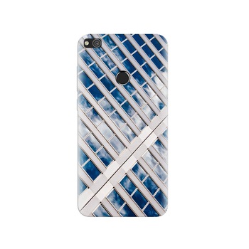 Husa Huawei P8 Lite 2017 Sky Reflected On Glass Windows Husa Huawei P8 Lite 2017 Sky Reflected On Glass Windows