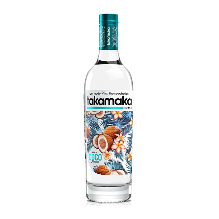 Rom Takamaka Coconut, alb, 0.7l