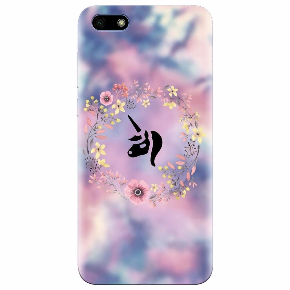 Husa silicon pentru Huawei Y5 Prime 2018, Unicorn Icon