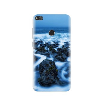 Husa Huawei P8 Lite 2017 Sea Rocks Covered In Mist Husa Huawei P8 Lite 2017 Sea Rocks Covered In Mist