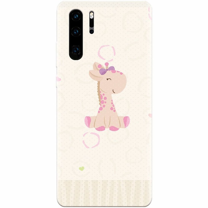 Силиконов кейс за Huawei P30 Pro, Giraffe Cute