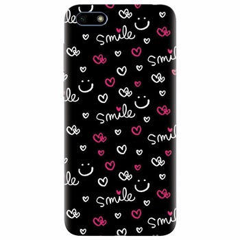 Husa silicon pentru Huawei Y5 Prime 2018, Smile 101 Husa silicon pentru Huawei Y5 Prime 2018, Smile 101