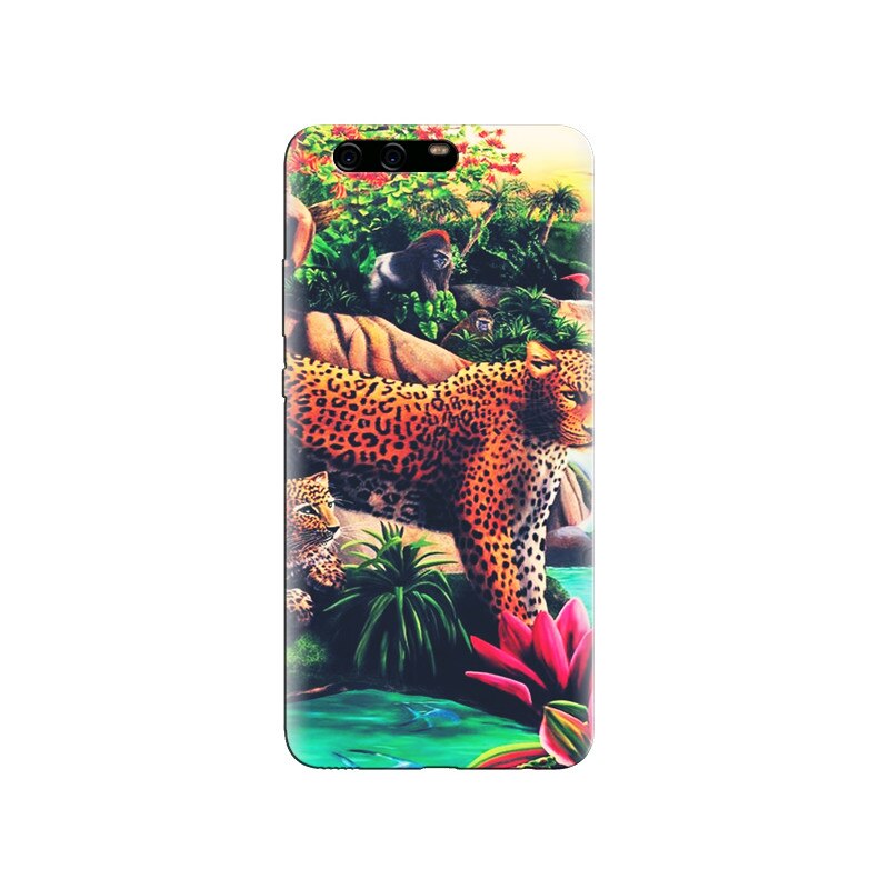 Husa Huawei P10 PLUS Colorful Leopard Africa Nature