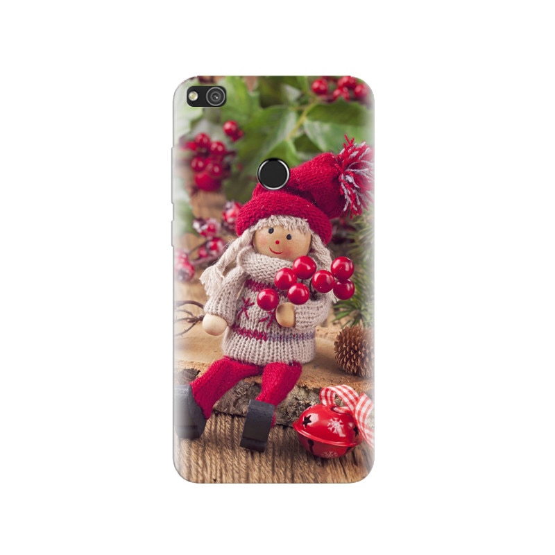 Husa Huawei P8 Lite 2017 Christmas Twigs Girl Figurine