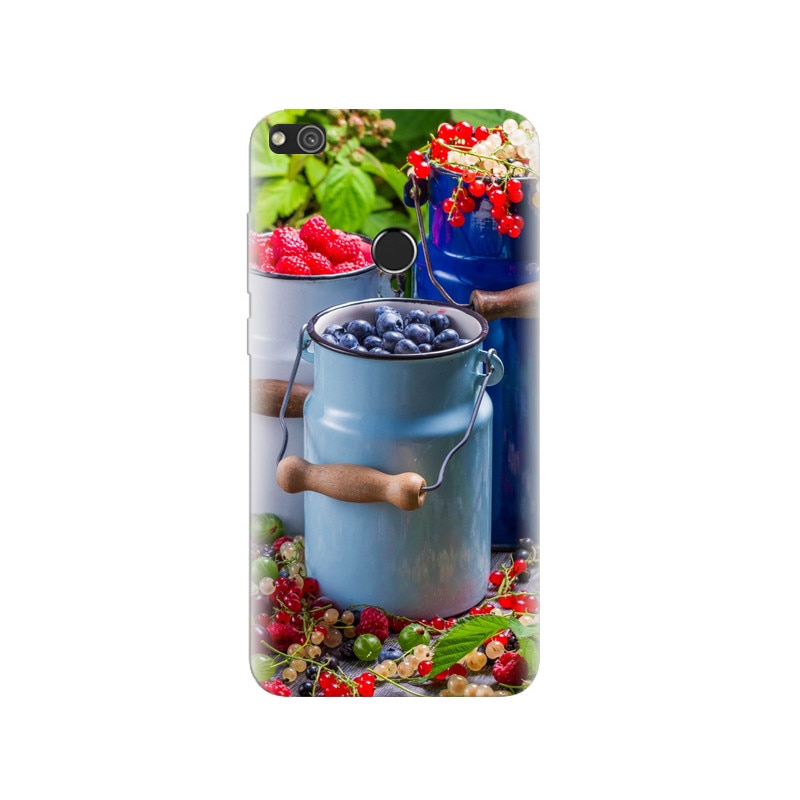 Husa Huawei P8 Lite 2017 Forest Fruits Blueberries Raspberries Jars