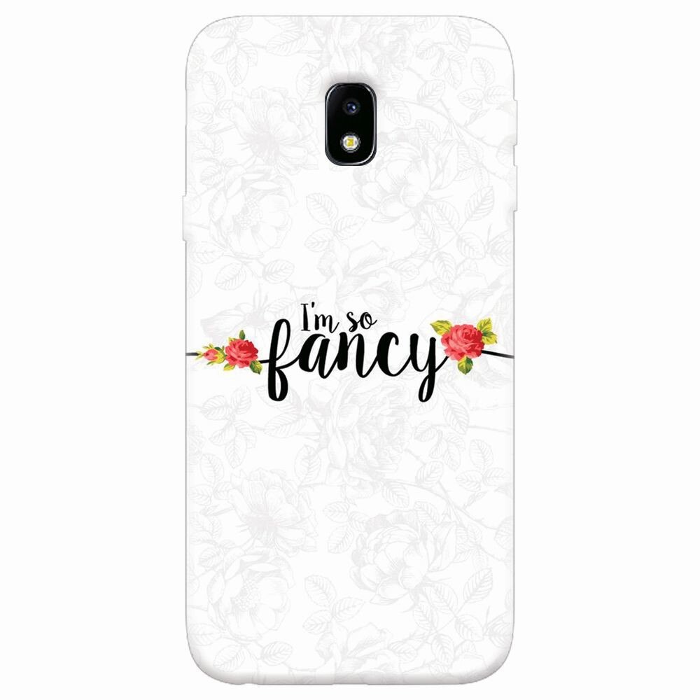 Husa silicon pentru Samsung Galaxy J7 Pro 2017, Im So Fancy Floral