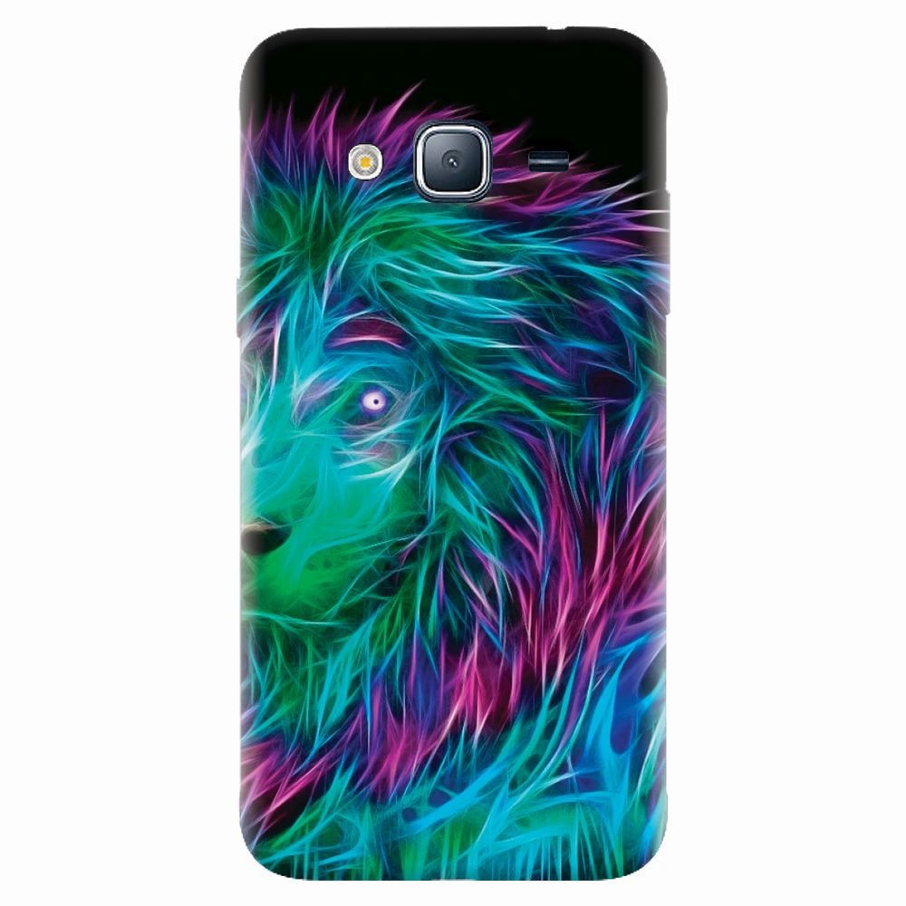 Husa silicon pentru Samsung Galaxy J5 2015, Abstract Lion 002