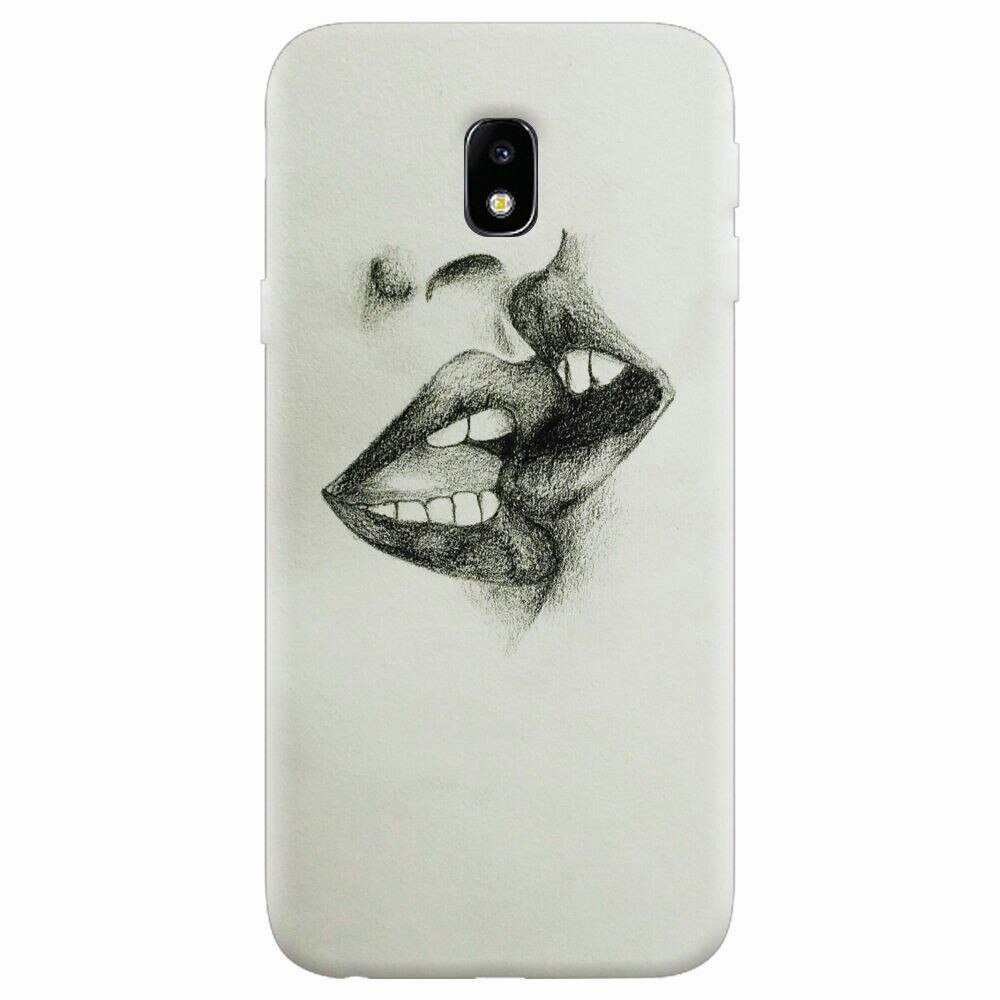 Husa silicon pentru Samsung Galaxy J7 Pro 2017, Kiss