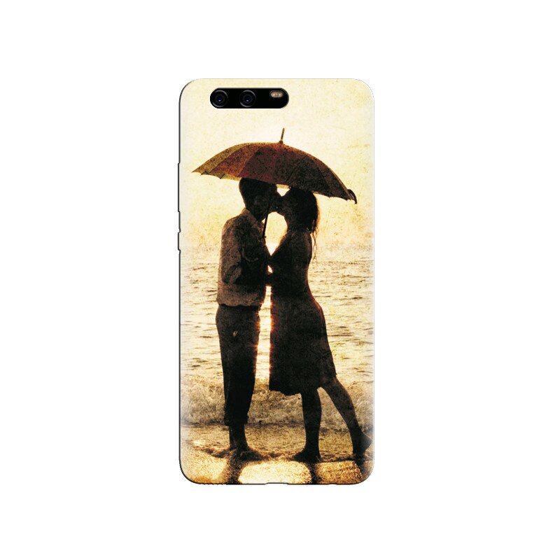 Husa Huawei P10 PLUS Couple Kiss On Beach Backgrounds