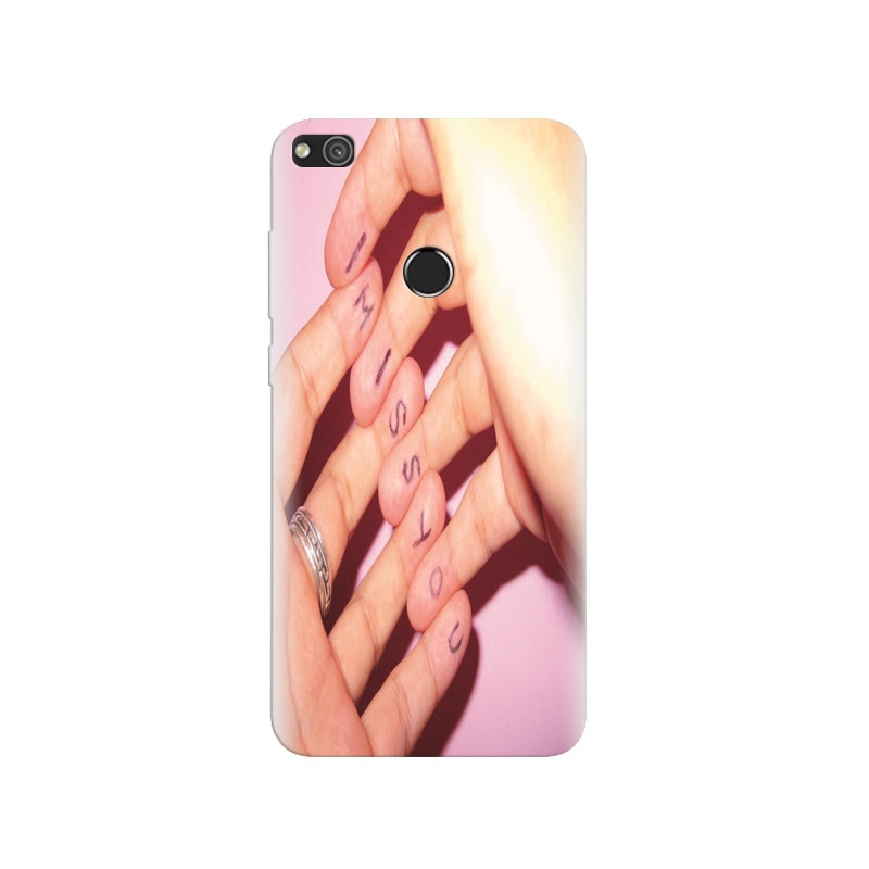 Husa Huawei P8 Lite 2017 I Miss You Writing On Fingers