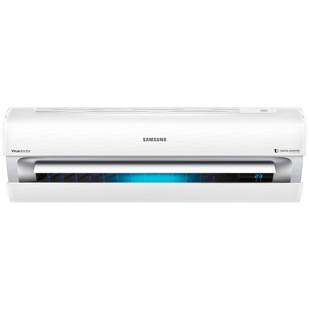 Aparat de aer conditionat Samsung AR09JSPFAWKNEU Inverter, 9000 BTU, Clasa A+++, Filtru S-Plasma Ion, Smart Wi-Fi, Fast Cool, Auto Clean
