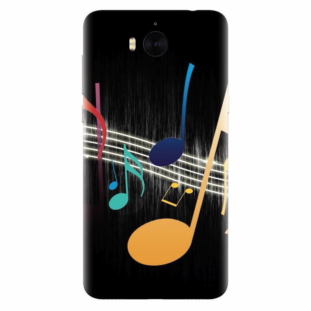 Husa silicon pentru Huawei Y5 2017, Colorful Music