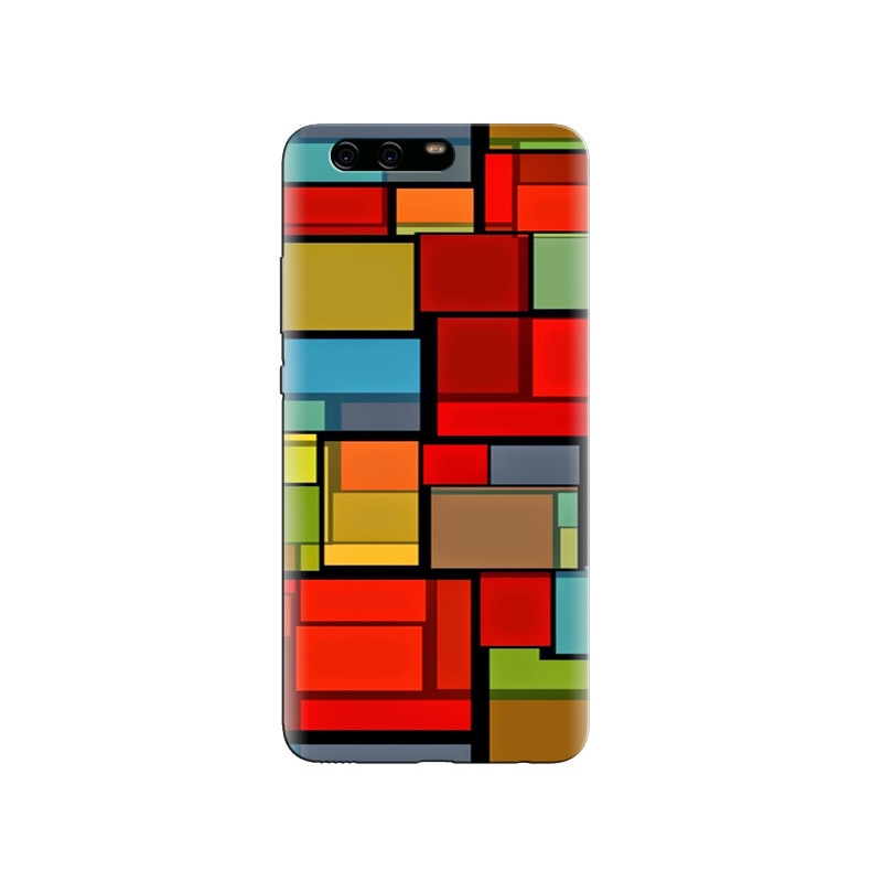 Husa Huawei P10 PLUS Colorful Squares