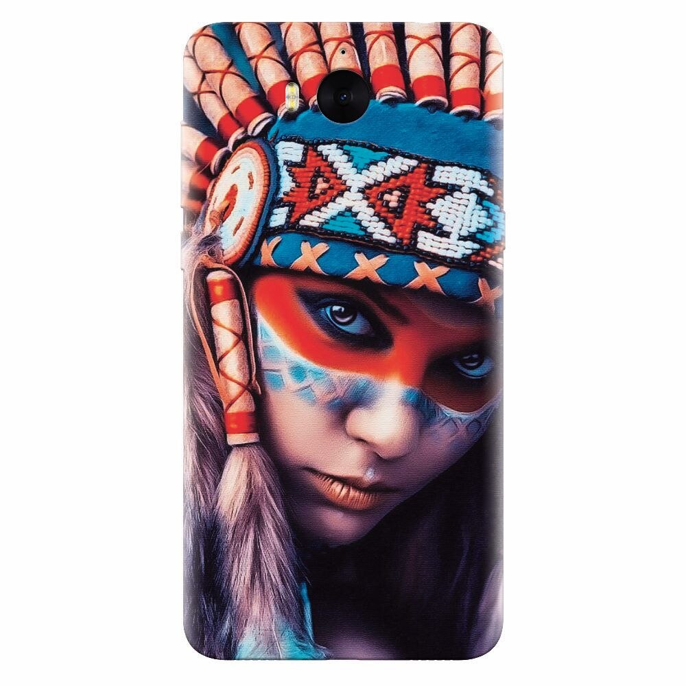Husa silicon pentru Huawei Y5 2017, Attractive Girl Model