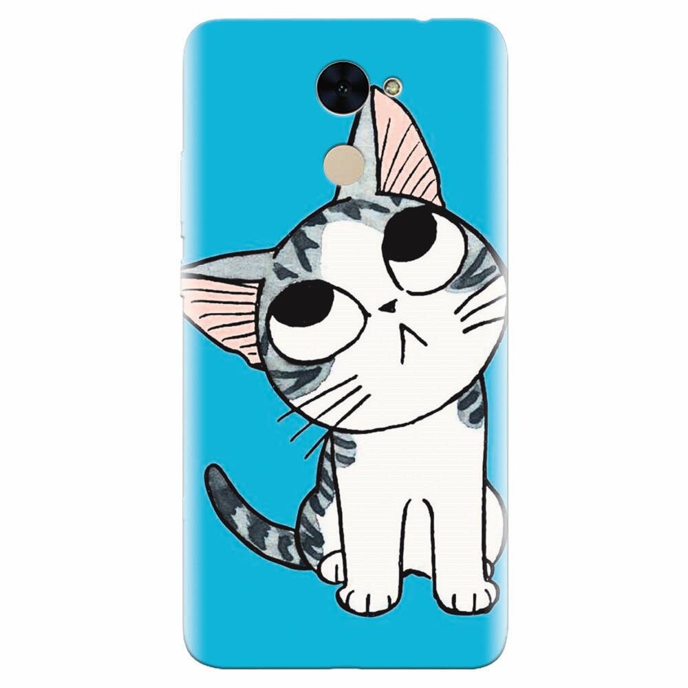 Husa silicon pentru Huawei Nova Lite Plus, Cat Lovely Cartoon