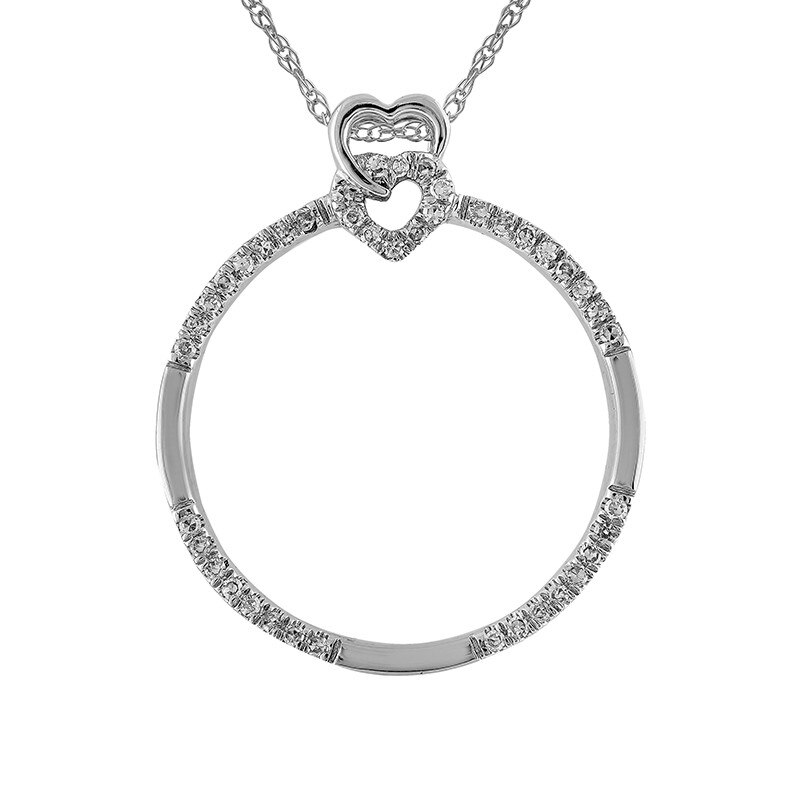 Pandantiv cu Lant Blanco's Aur 18k Diamante, 45 PF9412-W