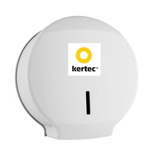 Dispenser hartie igienica mini Jumbo Ø22, plastic alb, nu necesita mentenanta, durata medie de utilizare 7 ani