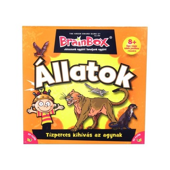 Joc de societate The Green Board Game BrainBox Animalele in limba maghiara Joc de societate The Green Board Game BrainBox Animalele in limba maghiara