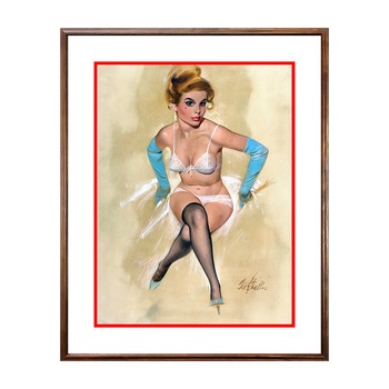 Tablou Poster, Vintage Pin-Up - VP-122, 40 x 50 cm Tablou Poster, Vintage Pin-Up - VP-122, 40 x 50 cm