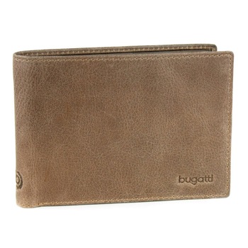 Portofel orizontal barbati, Bugatti, Volo, Piele naturala, Maro Portofel orizontal barbati, Bugatti, Volo, Piele naturala, Maro