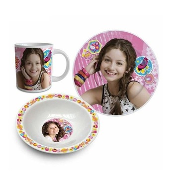 Set mic dejun 3 piese ceramica Soy Luna Alb 0.32500000 l Set mic dejun 3 piese ceramica Soy Luna Alb 0.32500000 l