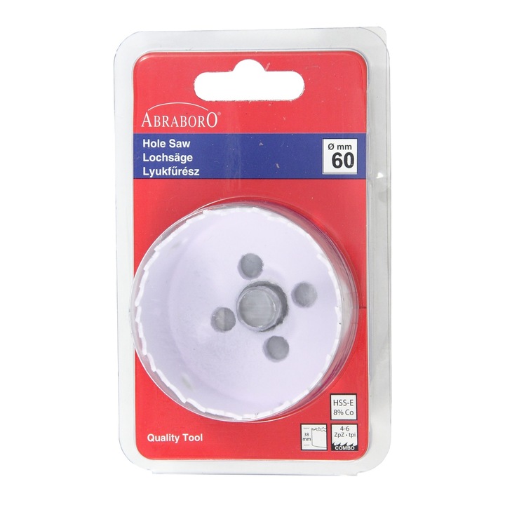ABRABORO® HSS-CO lyukfűrész, D 46 mm