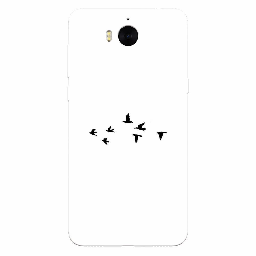 Husa silicon pentru Huawei Y6 2017, Birds