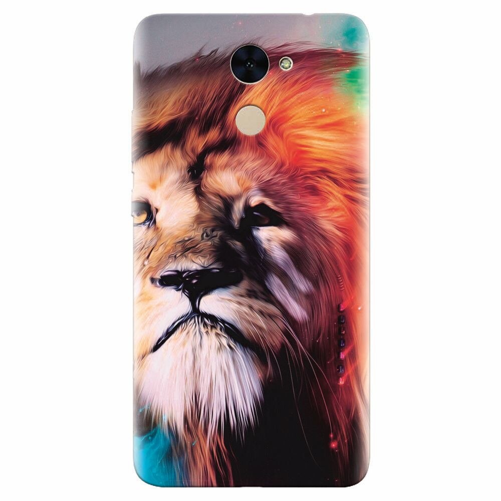 Husa silicon pentru Huawei Nova Lite Plus, Awesome Art Of Lion