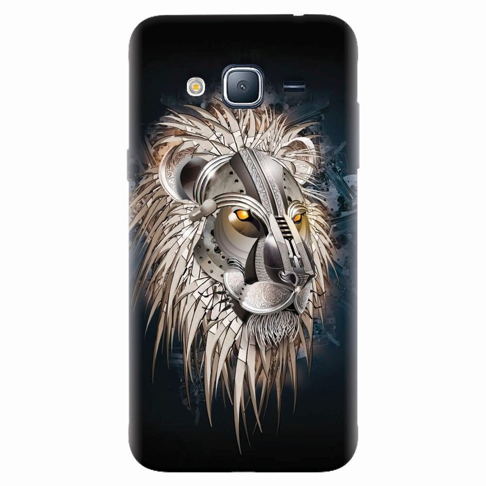 Husa silicon pentru Samsung Galaxy J7 2015, Abstract Lion 001
