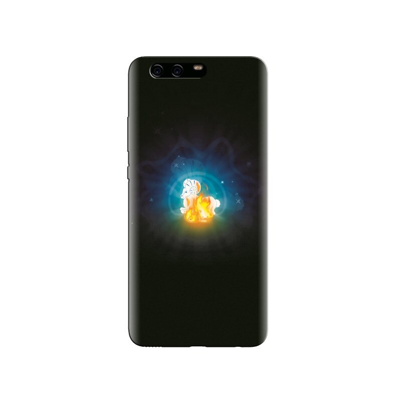 Husa Huawei P10 PLUS Aries Zodiac With Blue Background