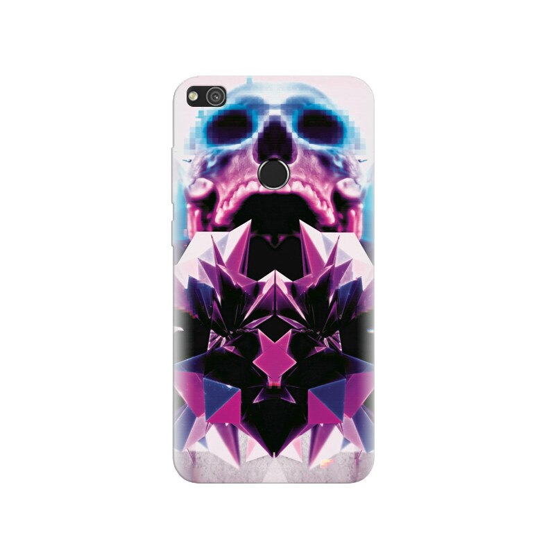Husa Huawei P8 Lite 2017 Abstract Framed Skull