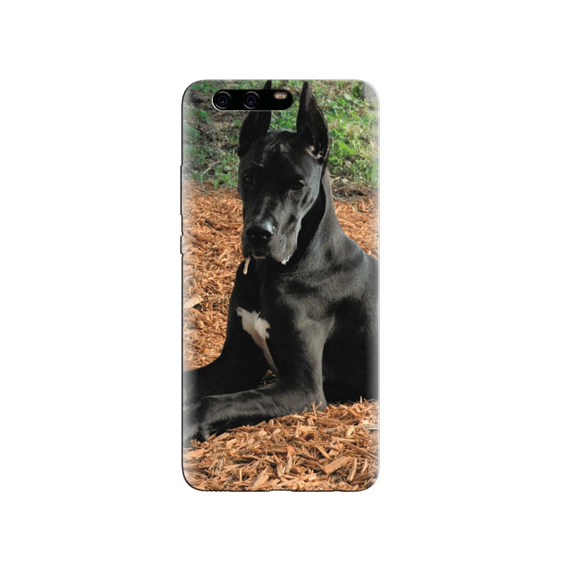 Husa Huawei P10 PLUS Black German Dog 640 X 1136s