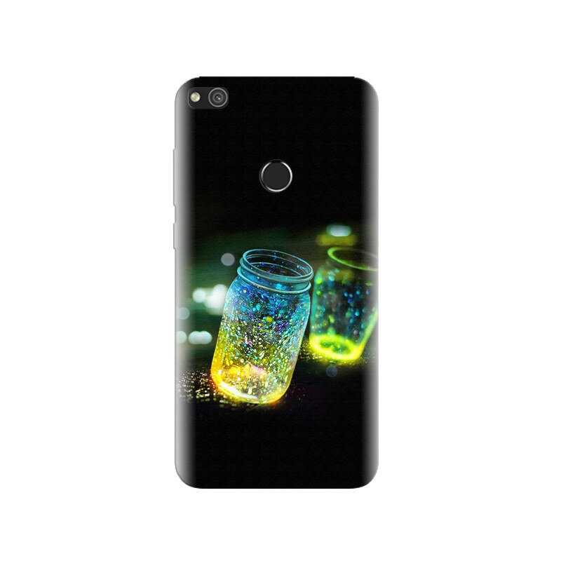Husa Huawei P8 Lite 2017 Fantasy Light Jars Black Background